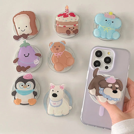 Magsafe Cartoon Animal Phone Holder