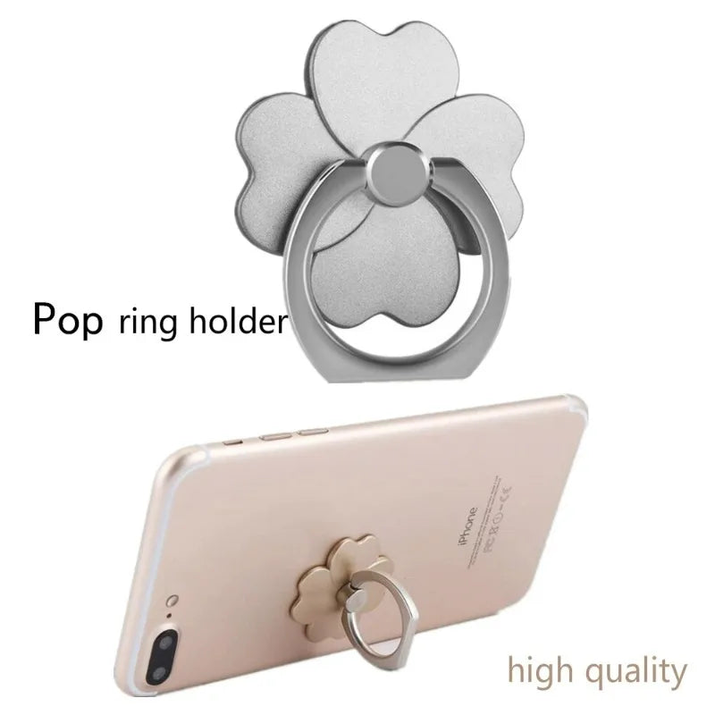 Four Leaf Clover Phone Ring Holder