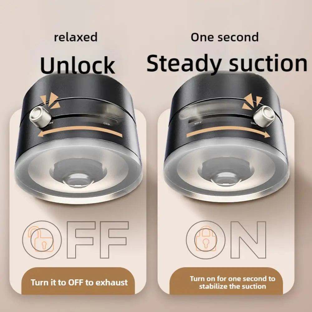 Double-sided suction cup phone holder
