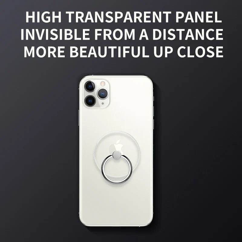 Transparent Diamond Phone Ring Holder Stand