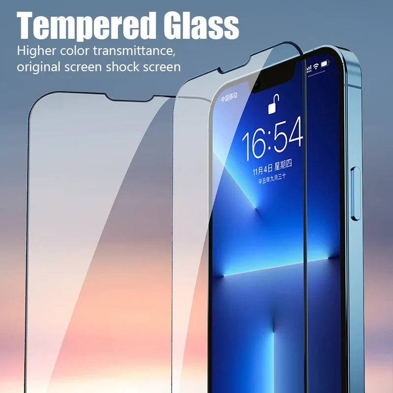 Full Cover Tempered Glass Screen Protector for iPhone