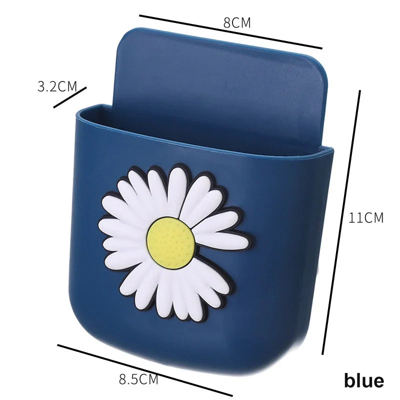 Wall-Mounted Phone Holder Storage Box