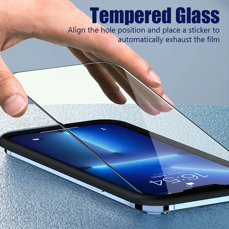 Full Cover Tempered Glass Screen Protector for iPhone