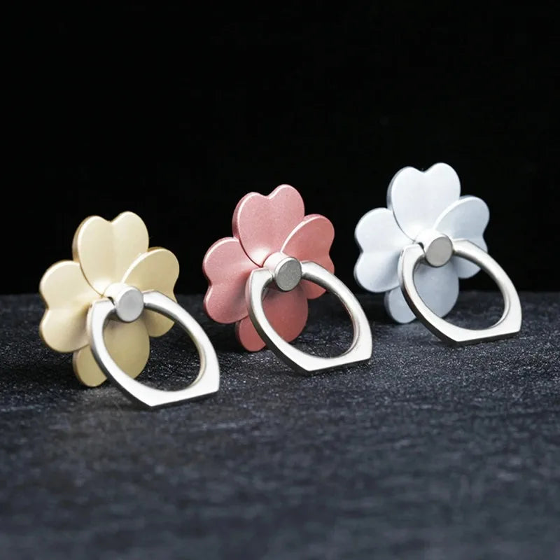 Four Leaf Clover Phone Ring Holder