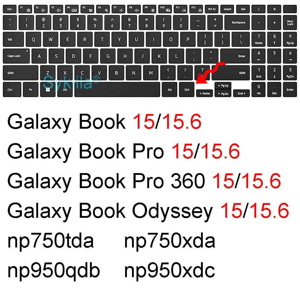Samsung Galaxy Book Keyboard Cover Skin