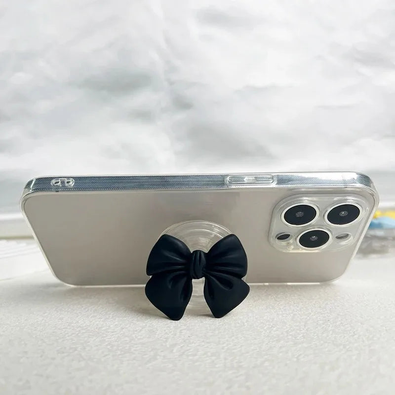 Korean Cute Colorful Bowknot Griptok Holder
