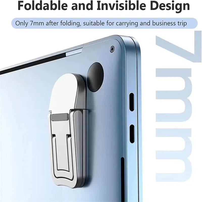 Portable Invisible Laptop Stand – 2pcs Adjustable Brackets