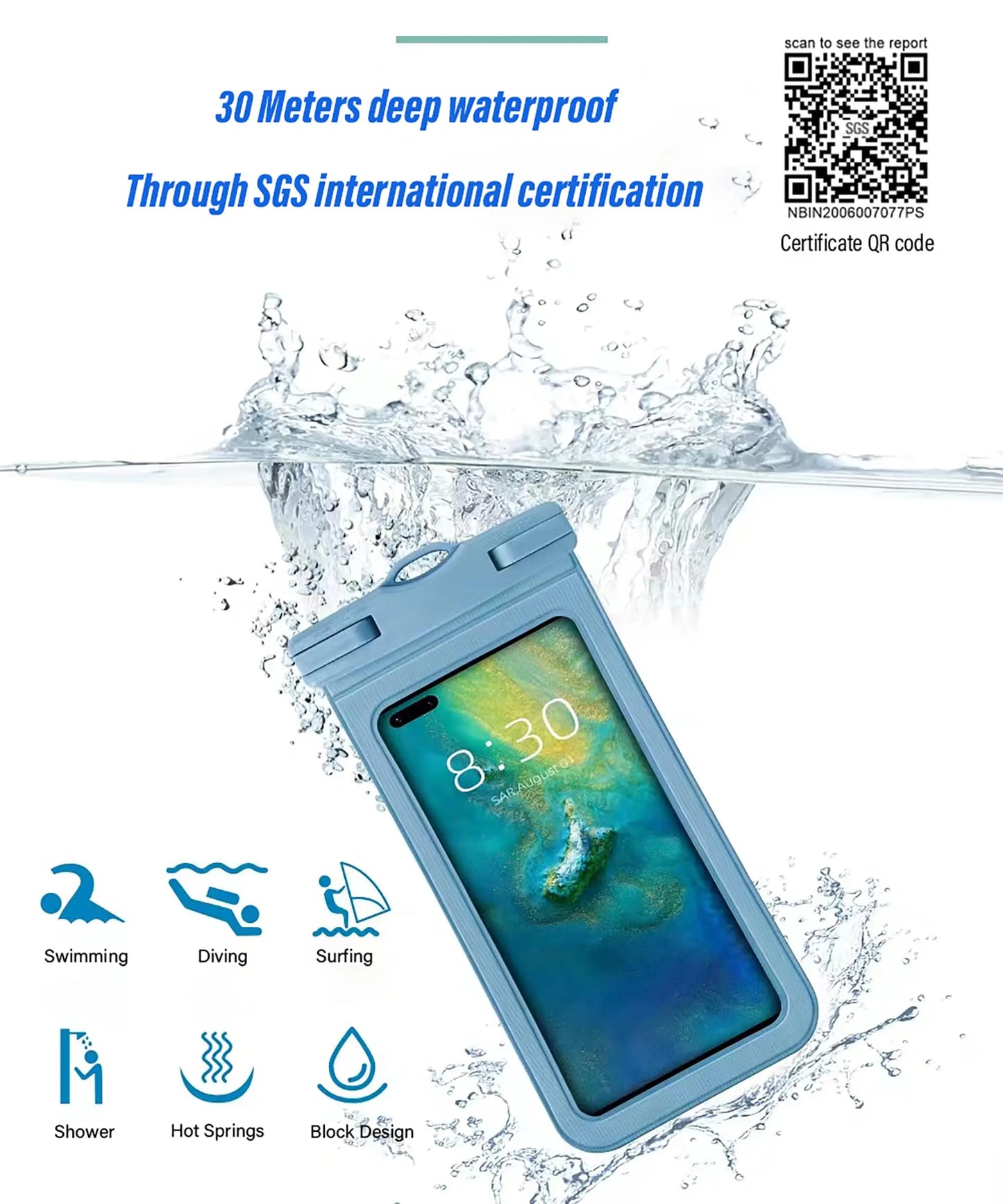 Waterproof Phone Bag for Swimming