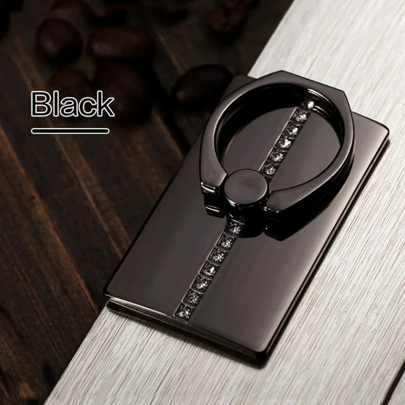 Luxury Square Phone Ring Car Holder