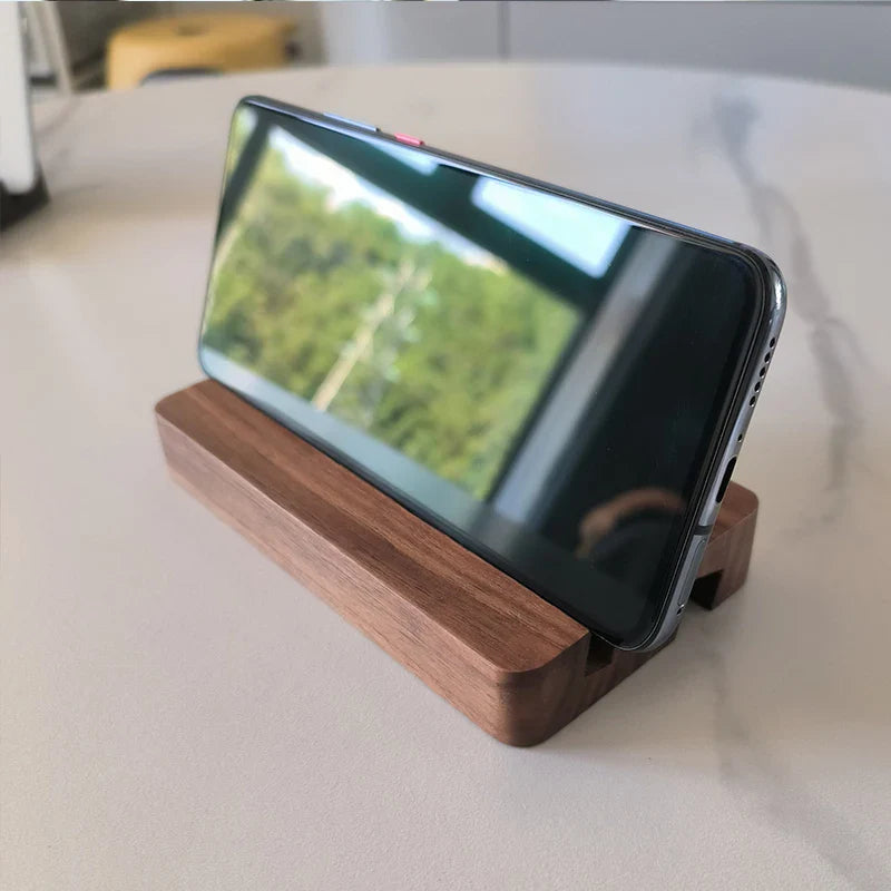 Simple Wooden Phone Stand Holder
