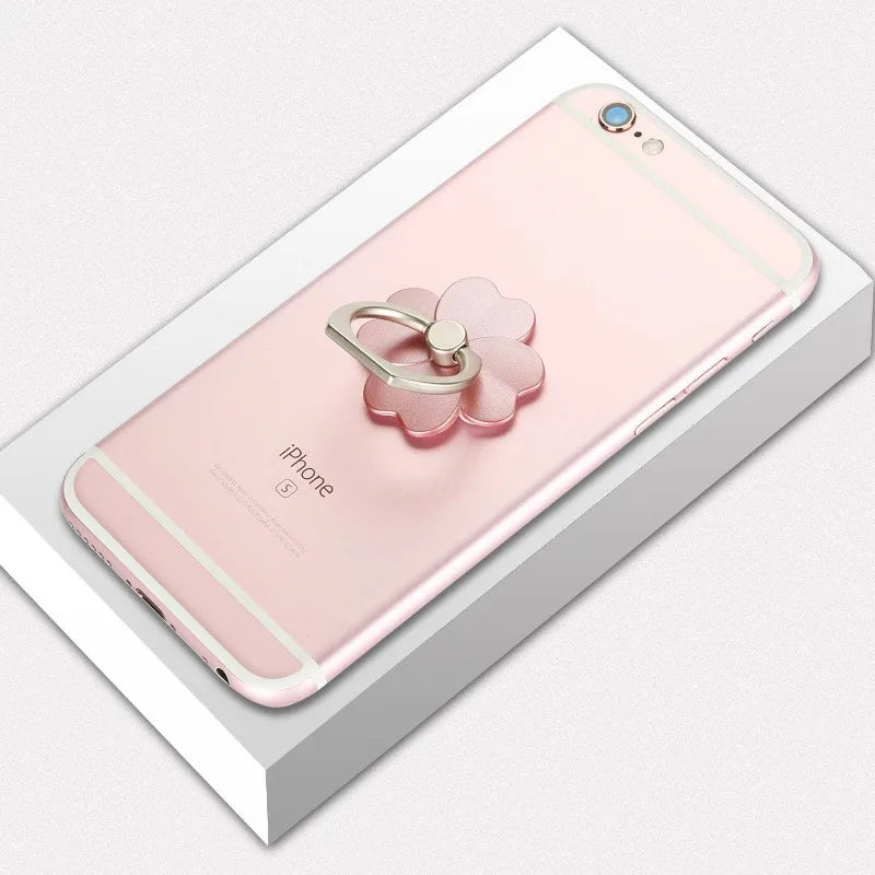 Four Leaf Clover Phone Ring Holder