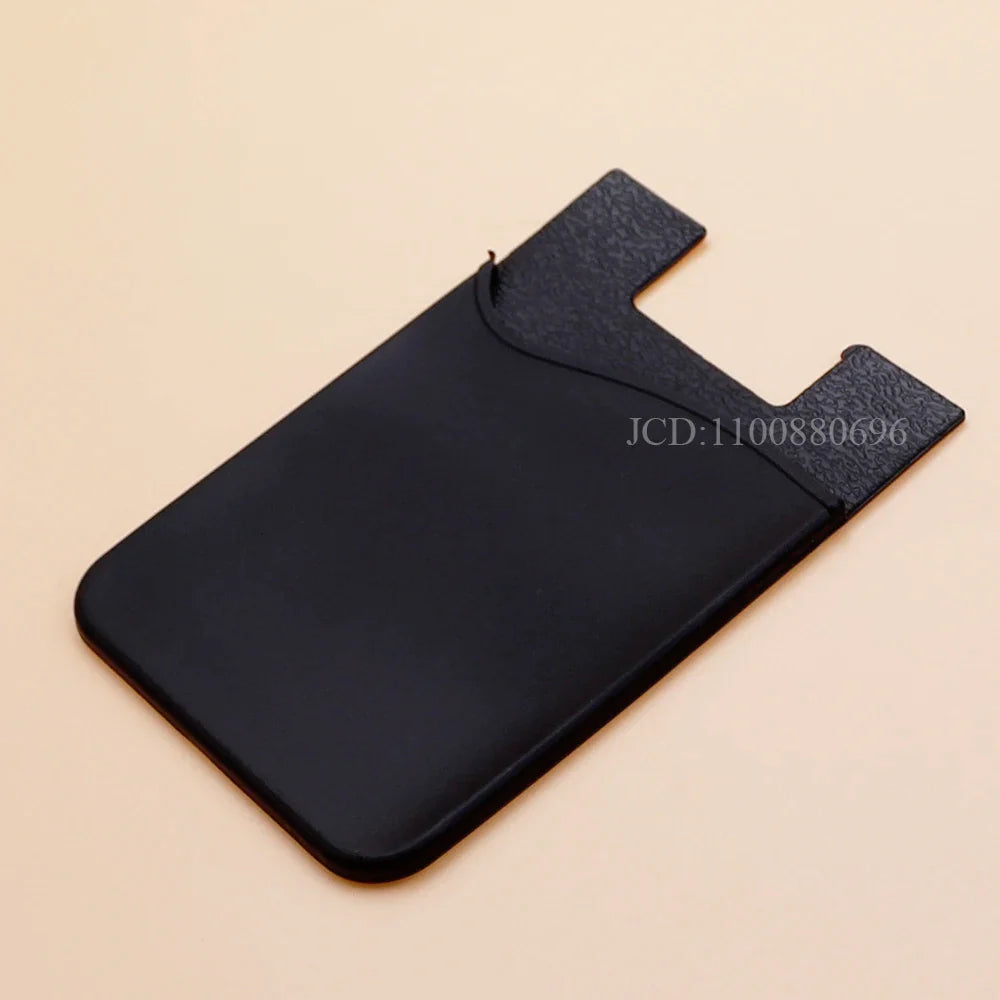 Silicone Phone Card Holder Wallet Stick-On