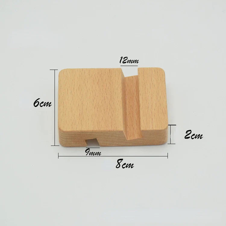 Simple Wooden Phone Stand Holder