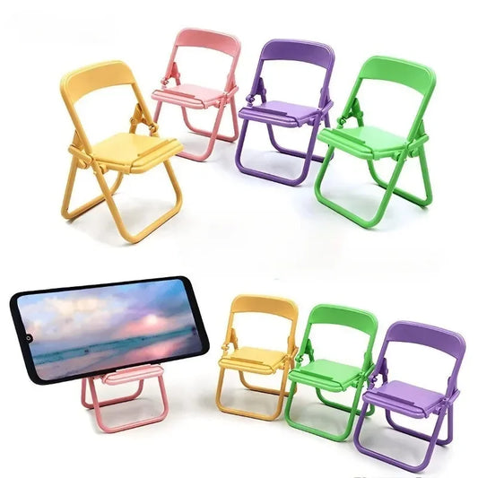 Foldable Chair-Shaped Phone Holder