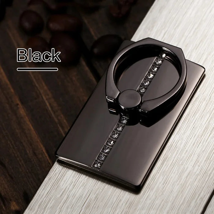 Luxury Square Phone Ring Car Holder