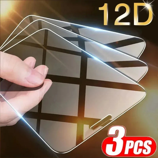 3pcs Full Cover Tempered Glass iPhone