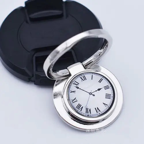 Metal Clock Phone Ring Holder Stand
