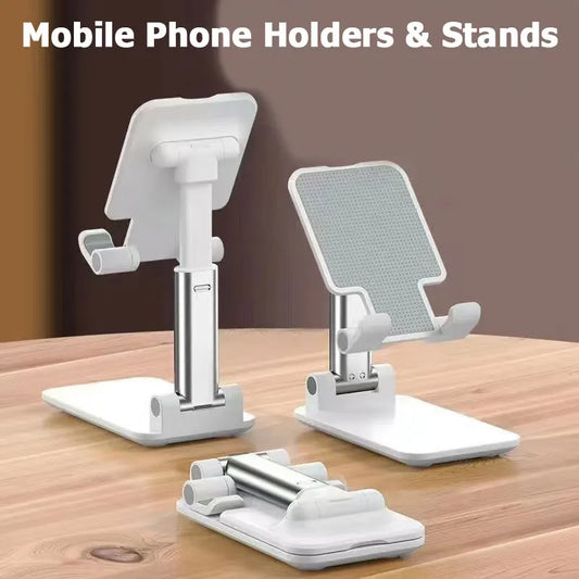 Adjustable Foldable Phone Stand with Silicone Pad