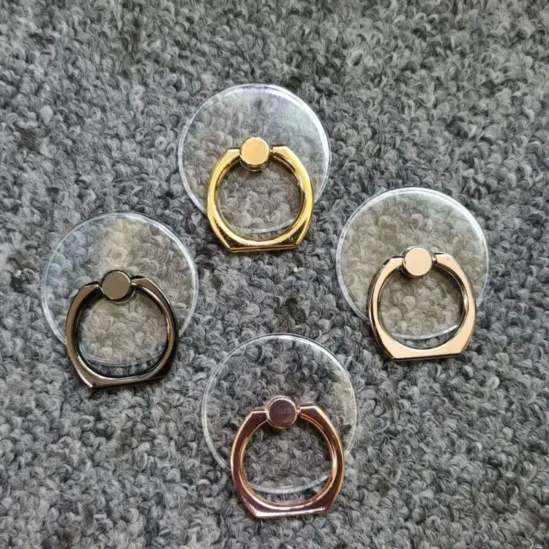Transparent 360° Mobile Phone Ring Holder