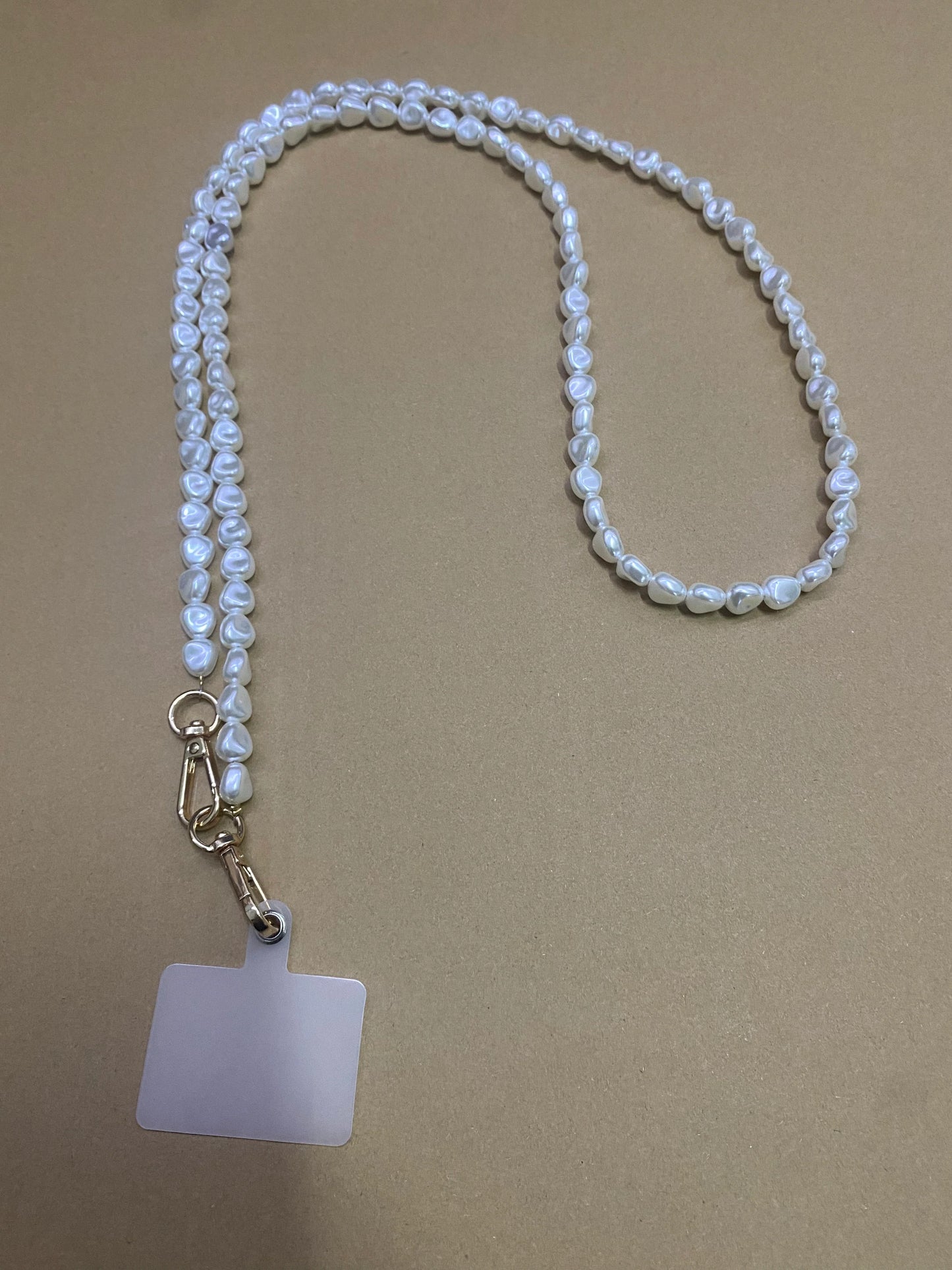 Pearl Phone Lanyard Crossbody Strap