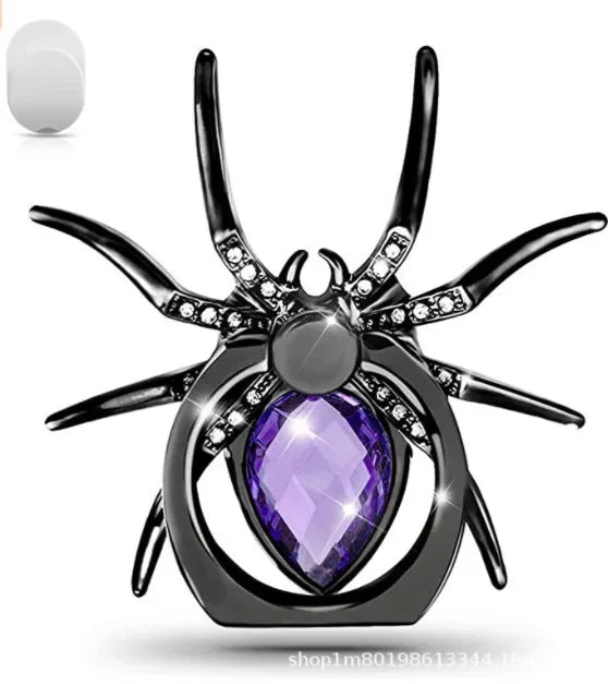 Luxury Diamond Spider Phone Ring Holder