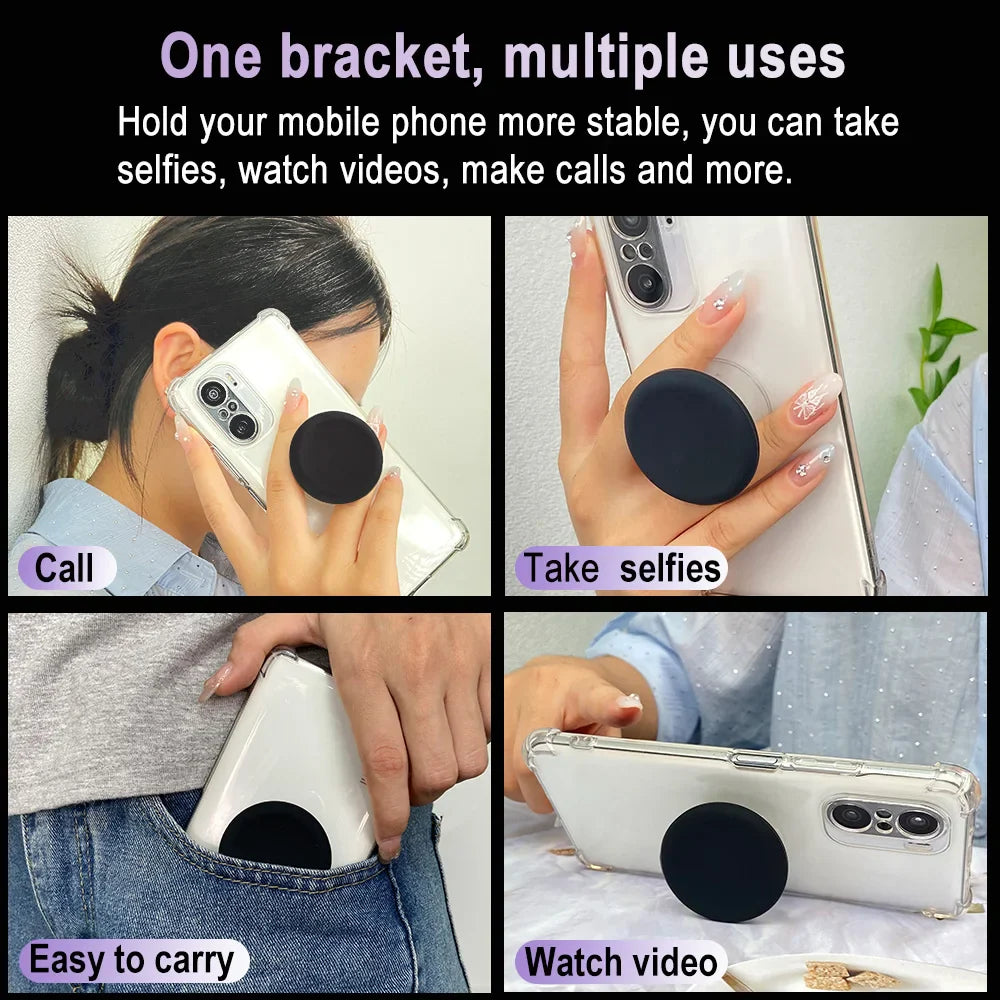 Silicone Popping GripTok Phone Holder