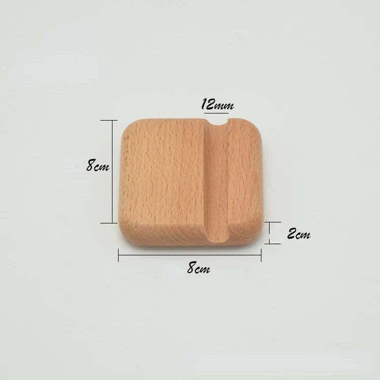Simple Wooden Phone Stand Holder