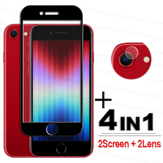 2.5D Full Cover Glass for iPhone SE 2022