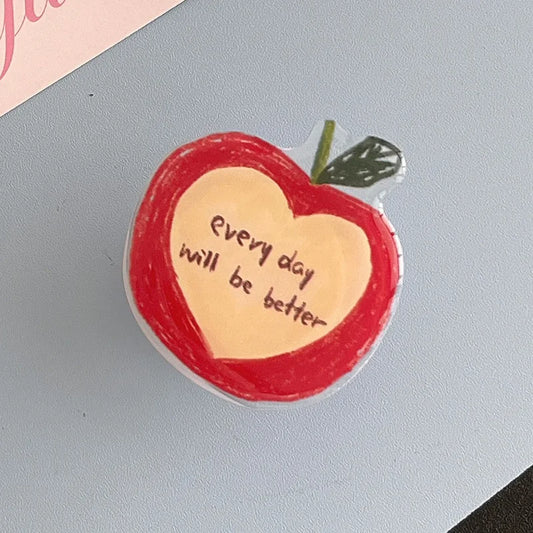 INS Cartoon Fruit Heart Griptok Holder