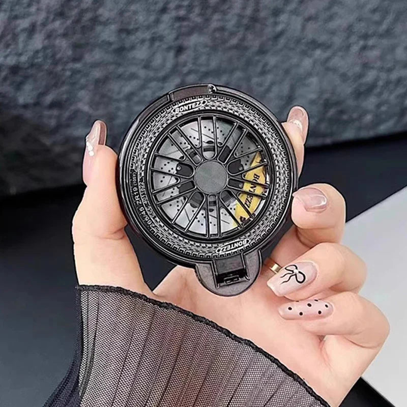 Cute Electroplating Gyroscope Ring Holder