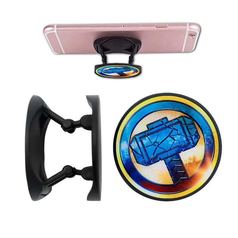 Cartoon Brave Team Folding Phone Ring Holder