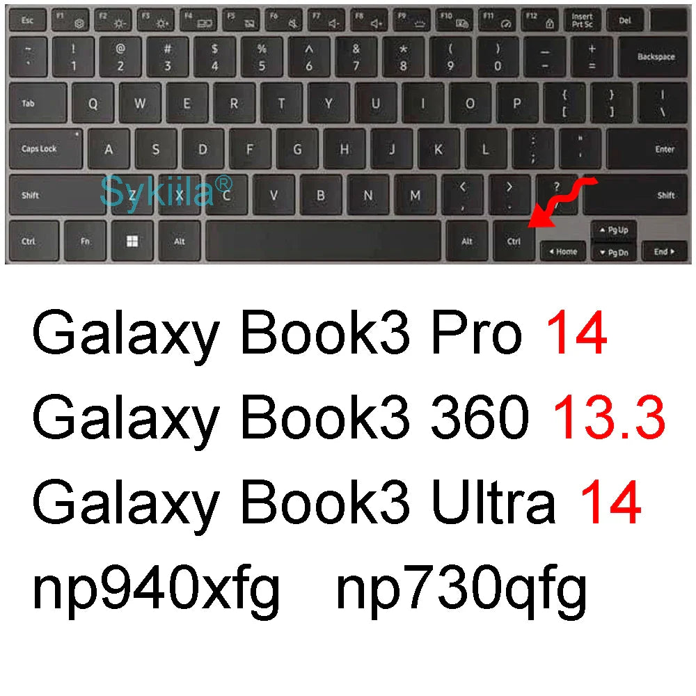 Samsung Galaxy Book Keyboard Cover Skin