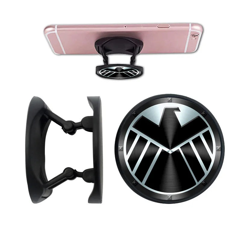 Cartoon Brave Team Folding Phone Ring Holder
