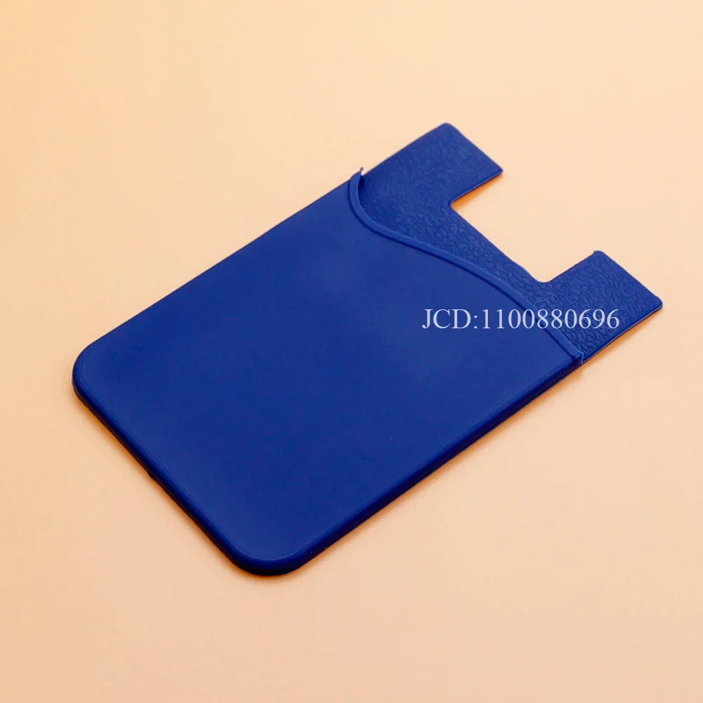 Silicone Phone Card Holder Wallet Stick-On