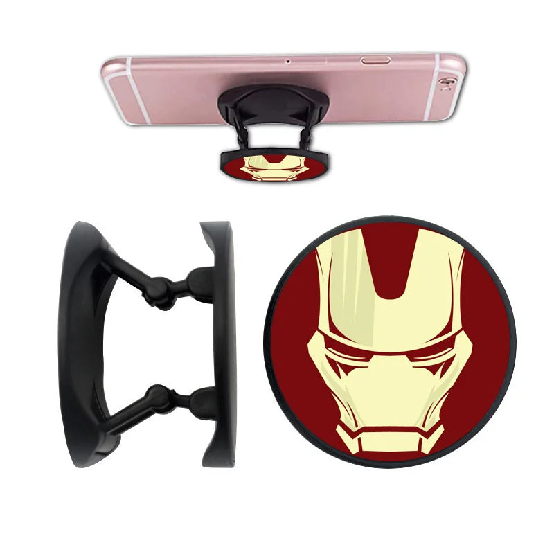 Cartoon Brave Team Folding Phone Ring Holder