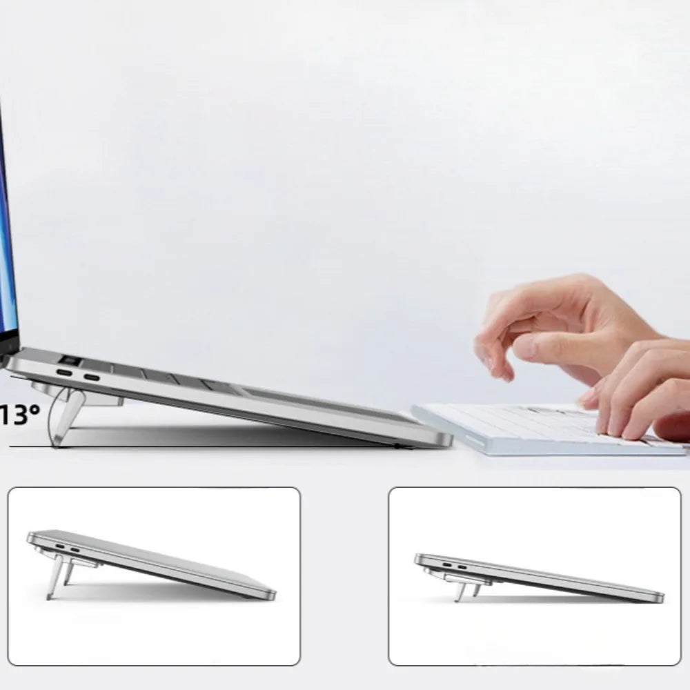Portable Invisible Laptop Stand with Keyboard Holder