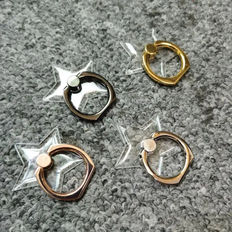 Transparent 360° Mobile Phone Ring Holder