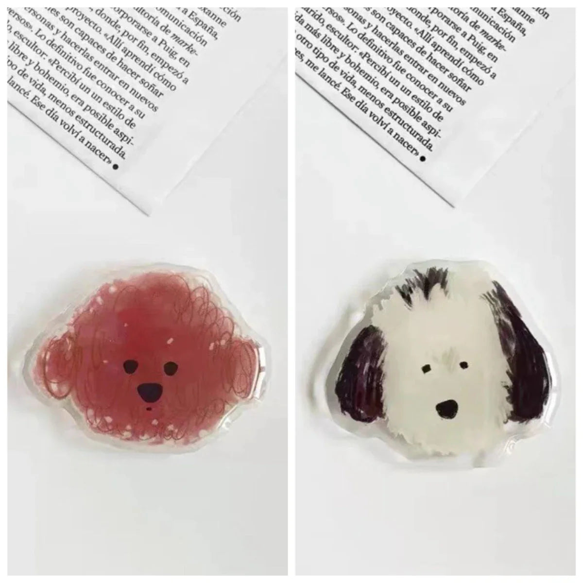 2pcs Cute Dog Phone Ring Holders
