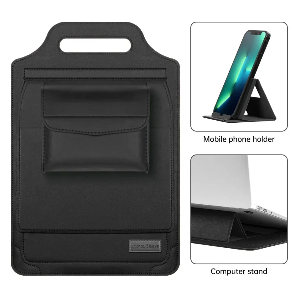 PU Leather Laptop Sleeve Case Bag