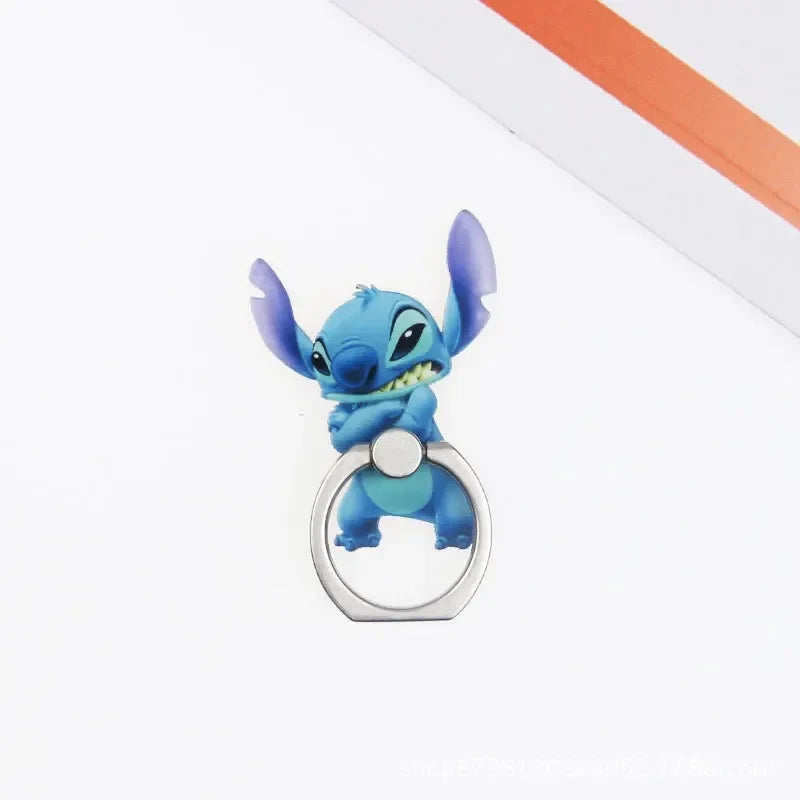 Cartoon Stitch Mickey Phone Ring Holder