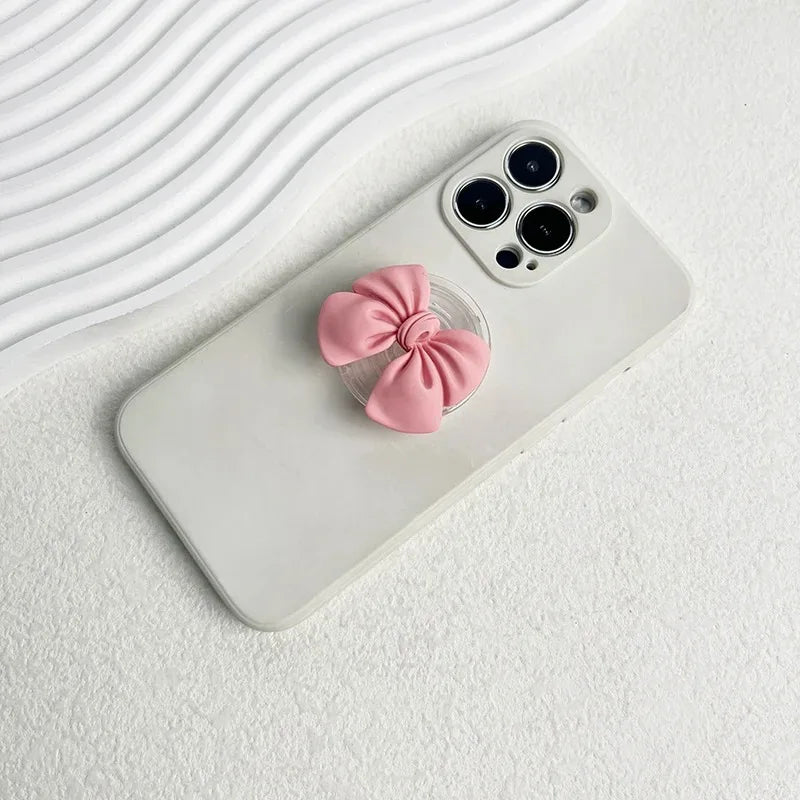 Korean Cute Colorful Bowknot Griptok Holder