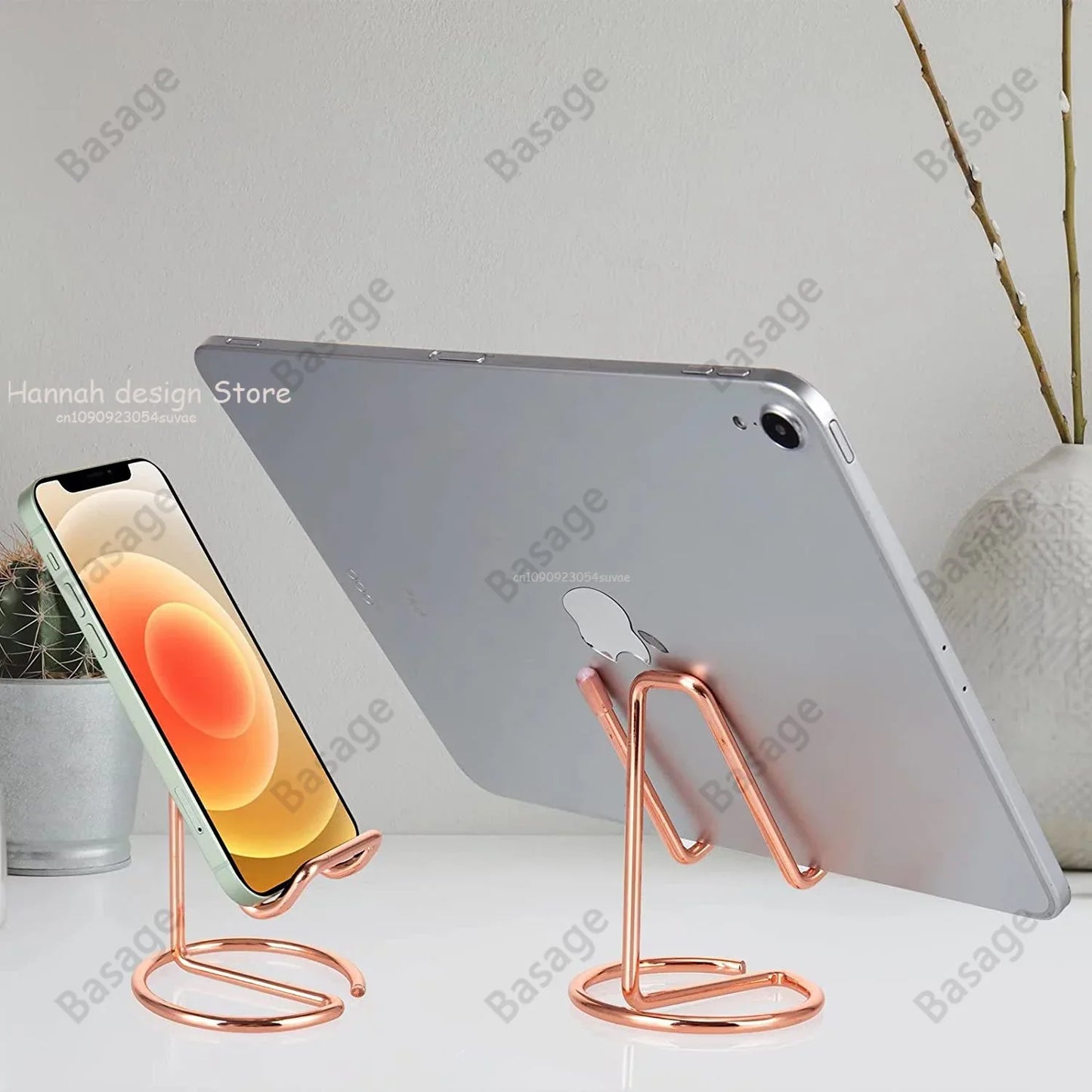 Gold Metal Lazy Phone Holder Stand