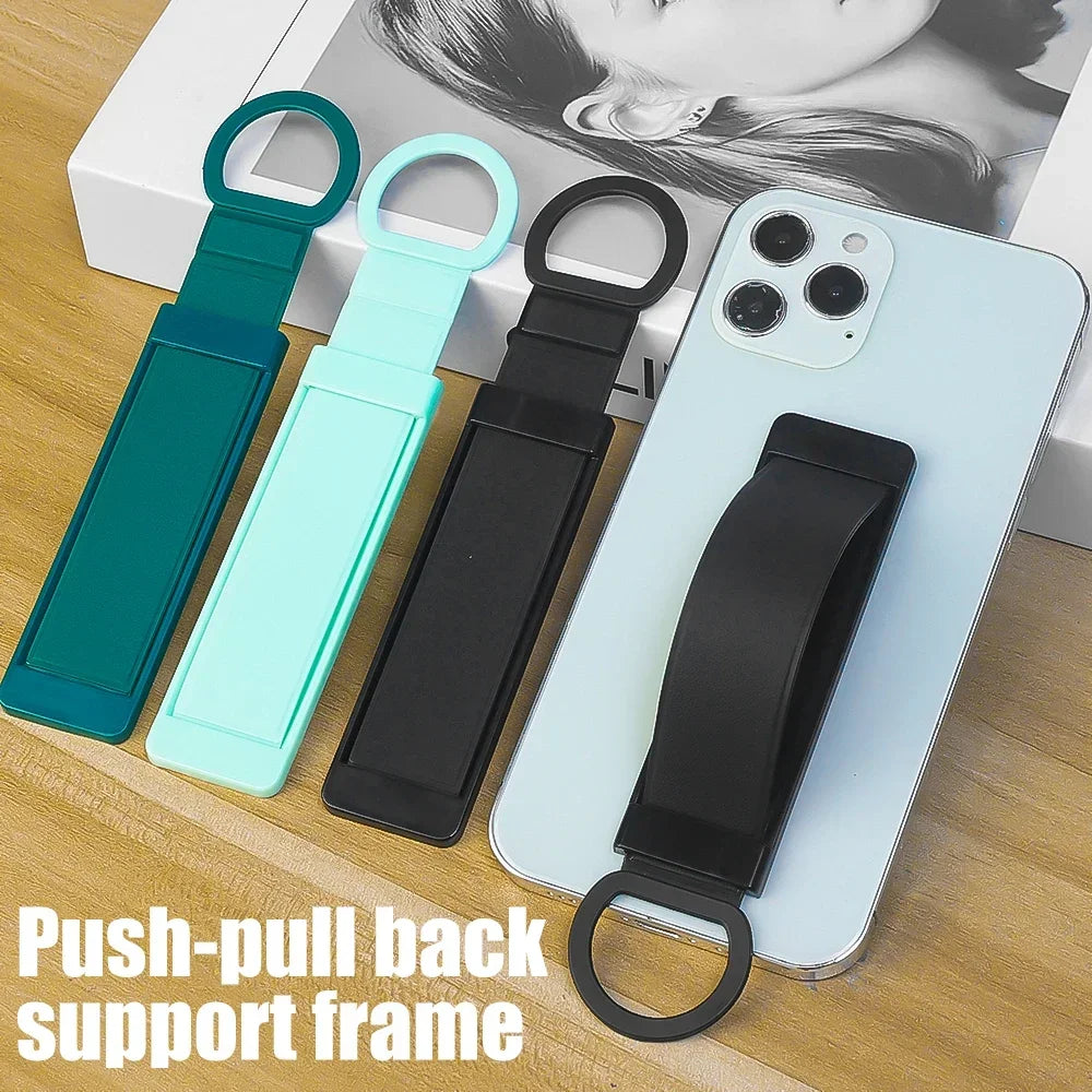 Elastic Finger Strap Grip Kickstand Holder