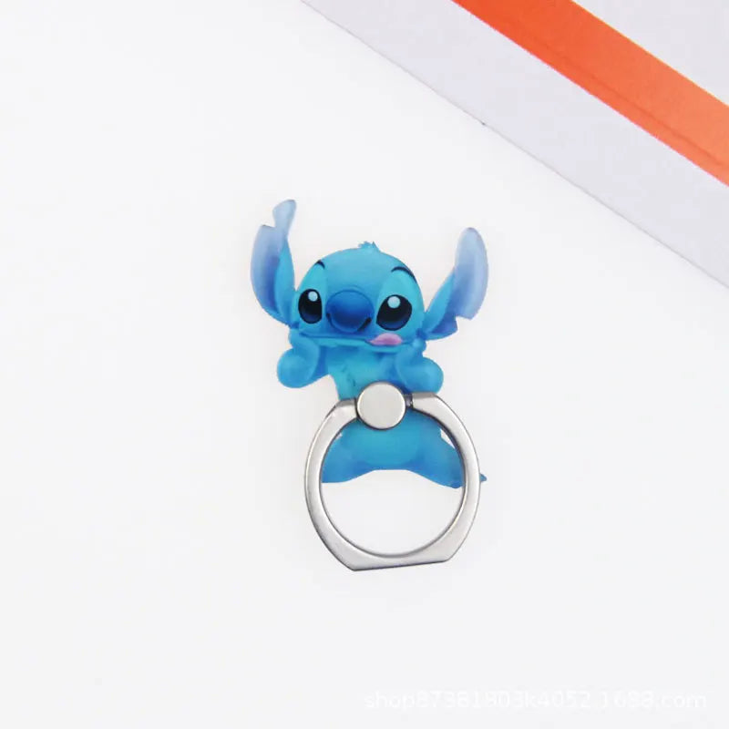 Cartoon Stitch Mickey Phone Ring Holder