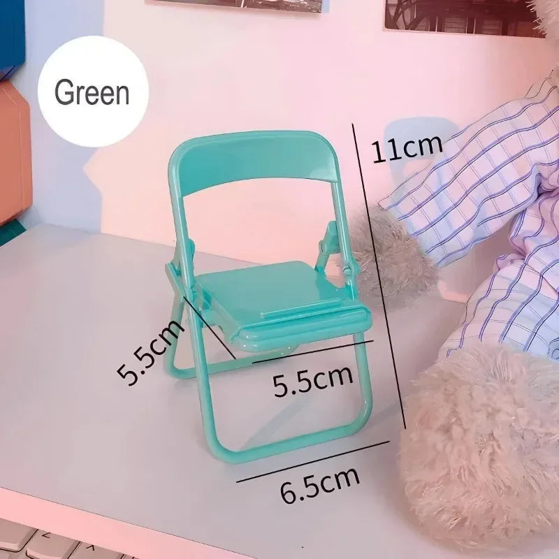 Foldable Chair-Shaped Phone Holder