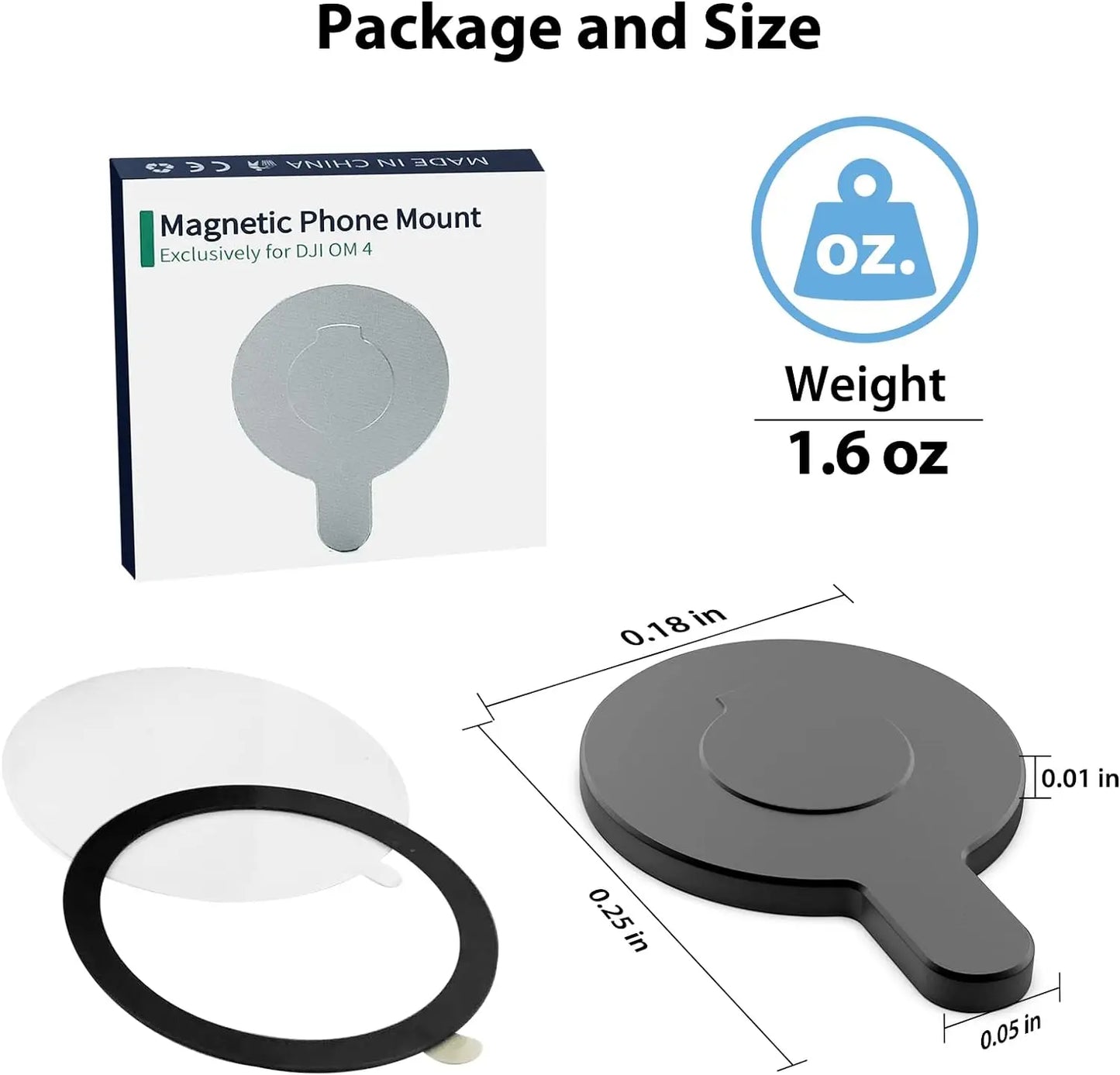 Magnetic Phone Holder Adapter for Gimbal