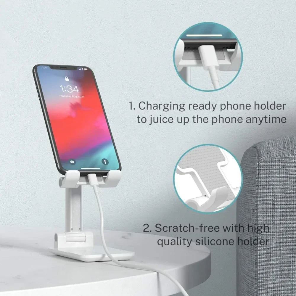 Adjustable Desktop Phone Tablet Holder Stand