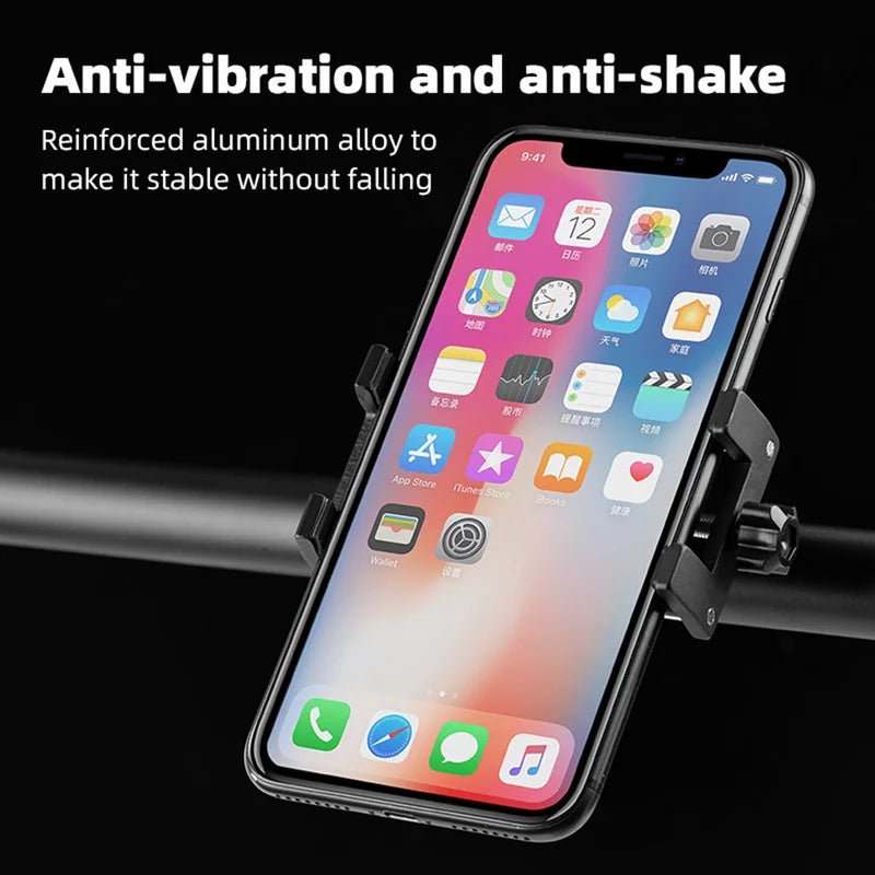 Universal Aluminum Bike Phone Holder