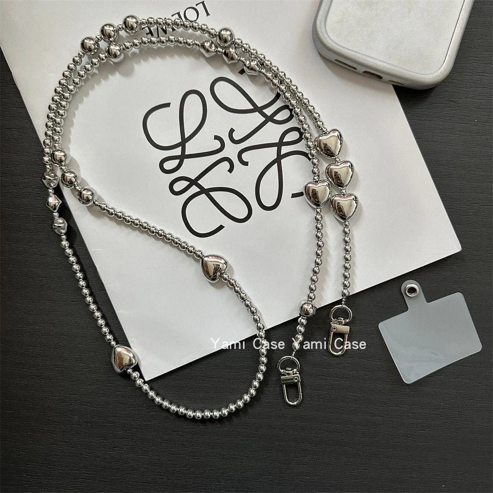 Pearl Phone Lanyard Crossbody Strap