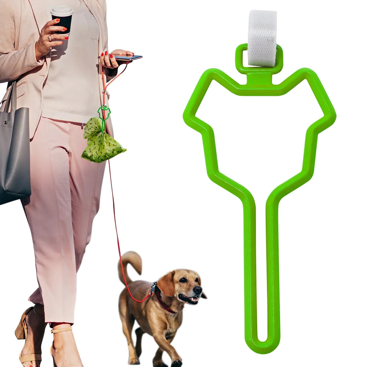 Hands-Free Dog Poop Bag Dispenser